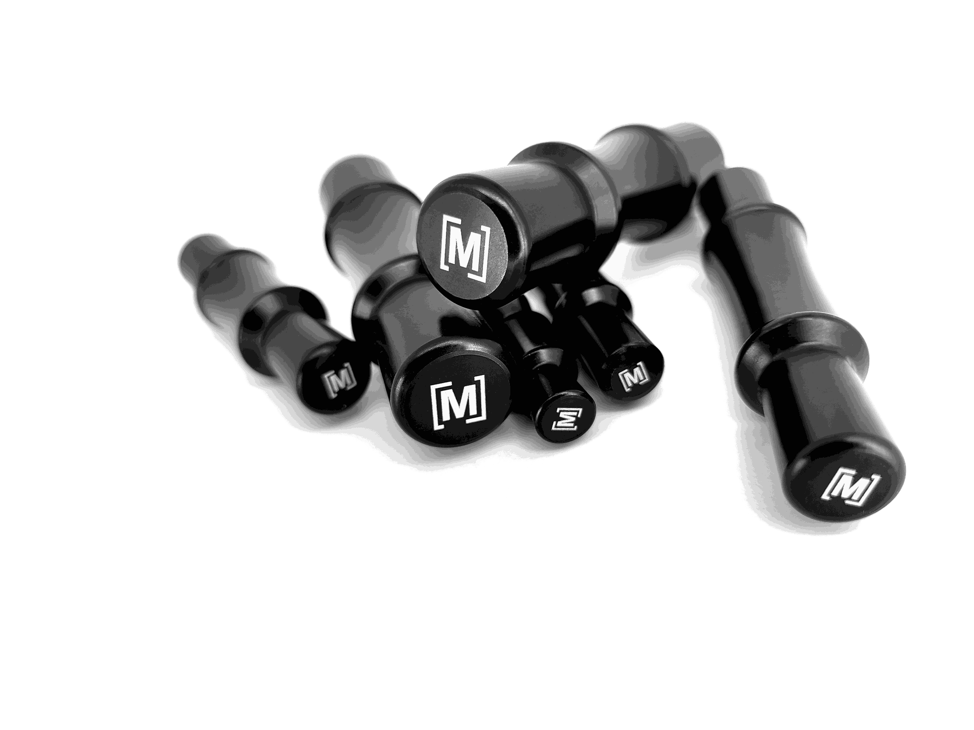 dogbone. - aluminium - titanium