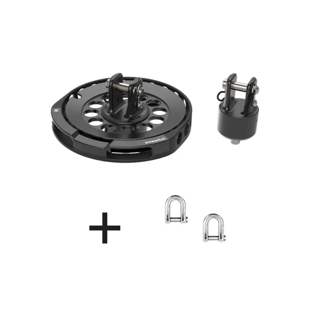 [PF-1-BU-KIT-SHACKLES] powerfurl.[one] Kit + Shackles
