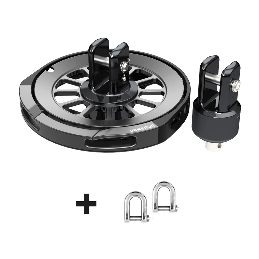 [PF-6-BU-KIT-SHACKLES] powerfurl.[six] Kit + D-Shackles