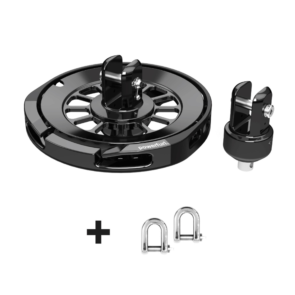 [PF-4-BU-KIT-SHACKLES] powerfurl.[four] Kit + D-Shackles