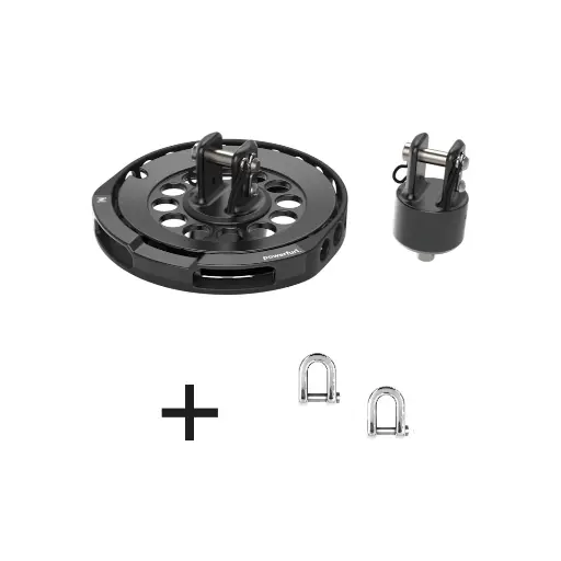 [PF-1-BU-KIT-SHACKLES] powerfurl.[one] Kit + Shackles